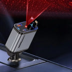 4 In 1 Multi Functional Car Charger Fast Charging With Star Light Providing Durable Quality