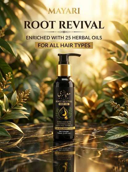 MAYARI Herbal Hair Oil | 25+ Herbs + Zero Water | Strong Roots • Less Breakage • Healthy Hair ✨100 ML