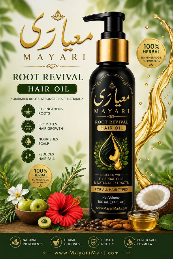 MAYARI Herbal Hair Oil | 25+ Herbs + Zero Water | Strong Roots • Less Breakage • Healthy Hair ✨100 ML