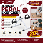 Adjustable Pedal Exerciser For Home Workout | Legs Exerciser Gym Tool | Portable Pedal Cycle For Home