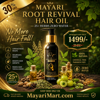 MAYARI Herbal Hair Oil | 25+ Herbs + Zero Water | Strong Roots • Less Breakage • Healthy Hair ✨100 ML