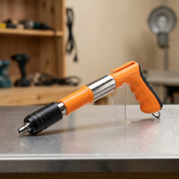 Heavy Duty Manual Steel Nail Gun Set – Portable Concrete Wall Fastening Tool with Accessories